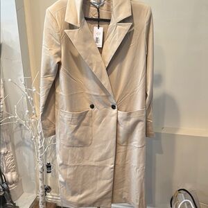 We wore what  Beige Women's trench Coat